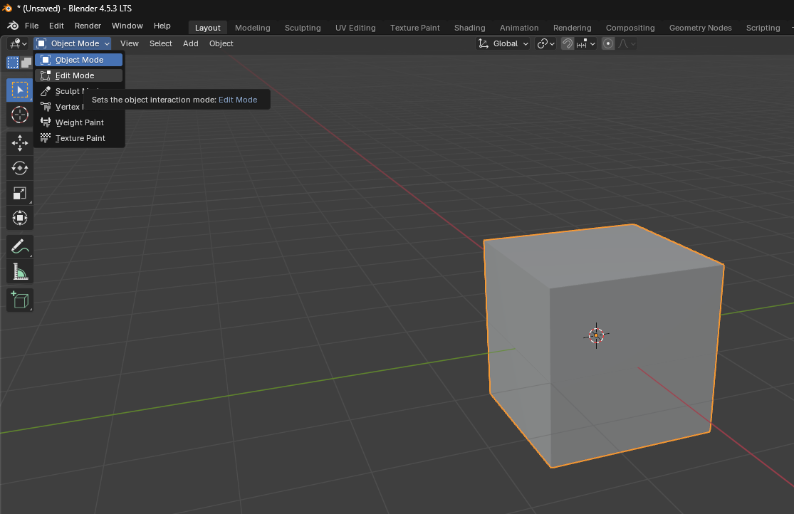 Interactive modes