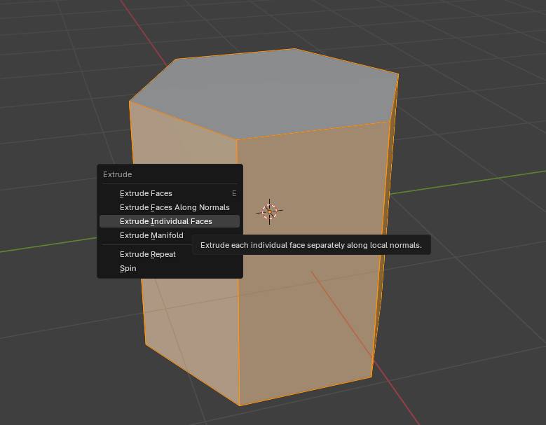 Extrude function