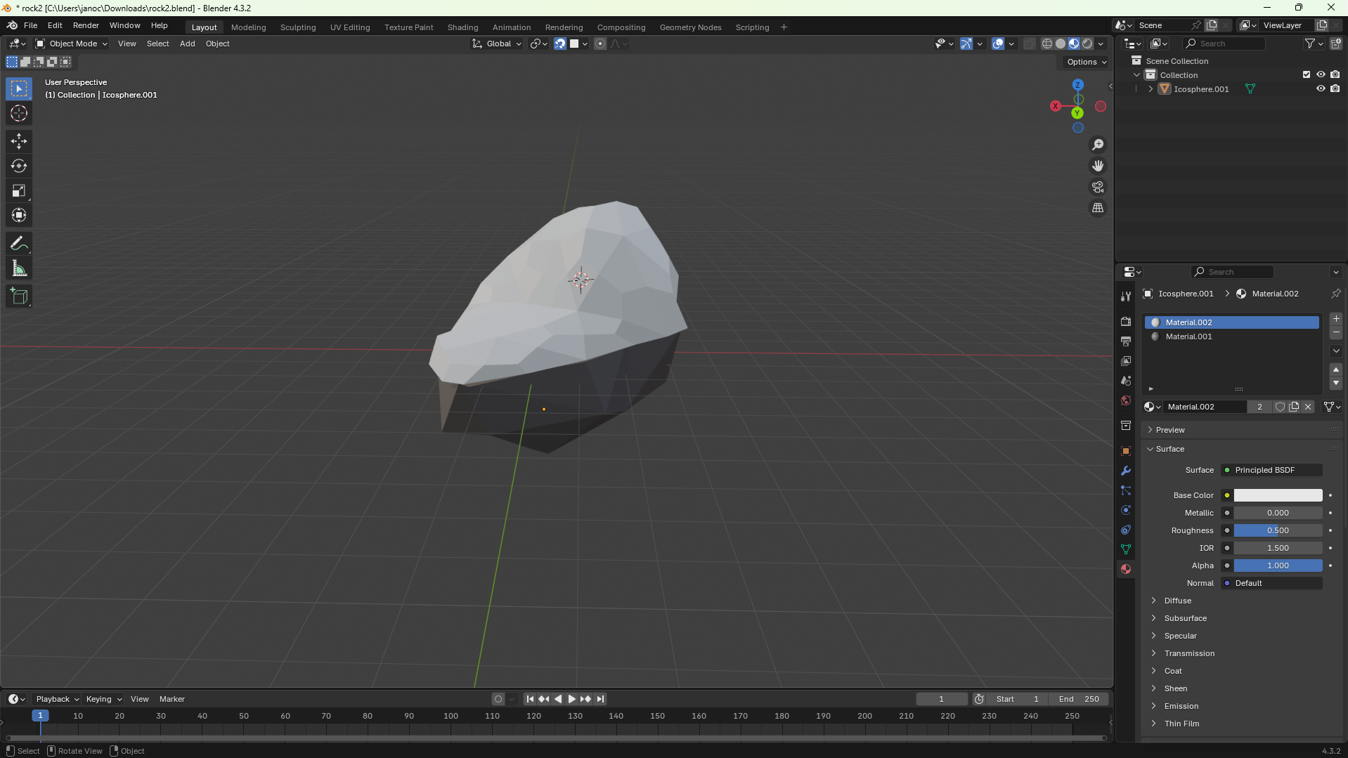 Subdivision surface modifikácia