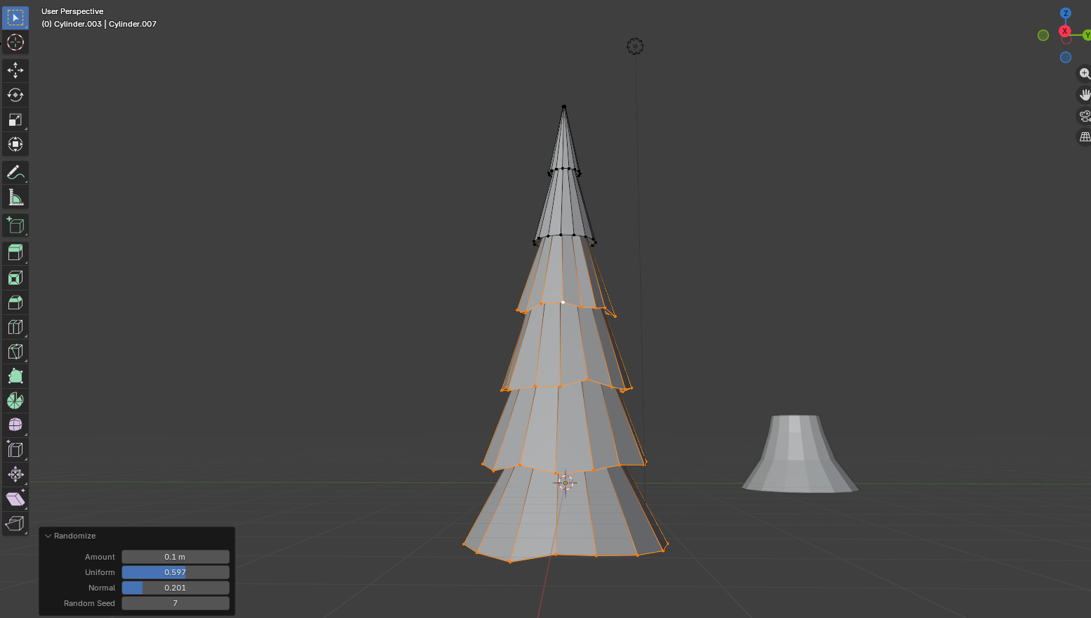 Náhodne rozmiesnenie vertexov