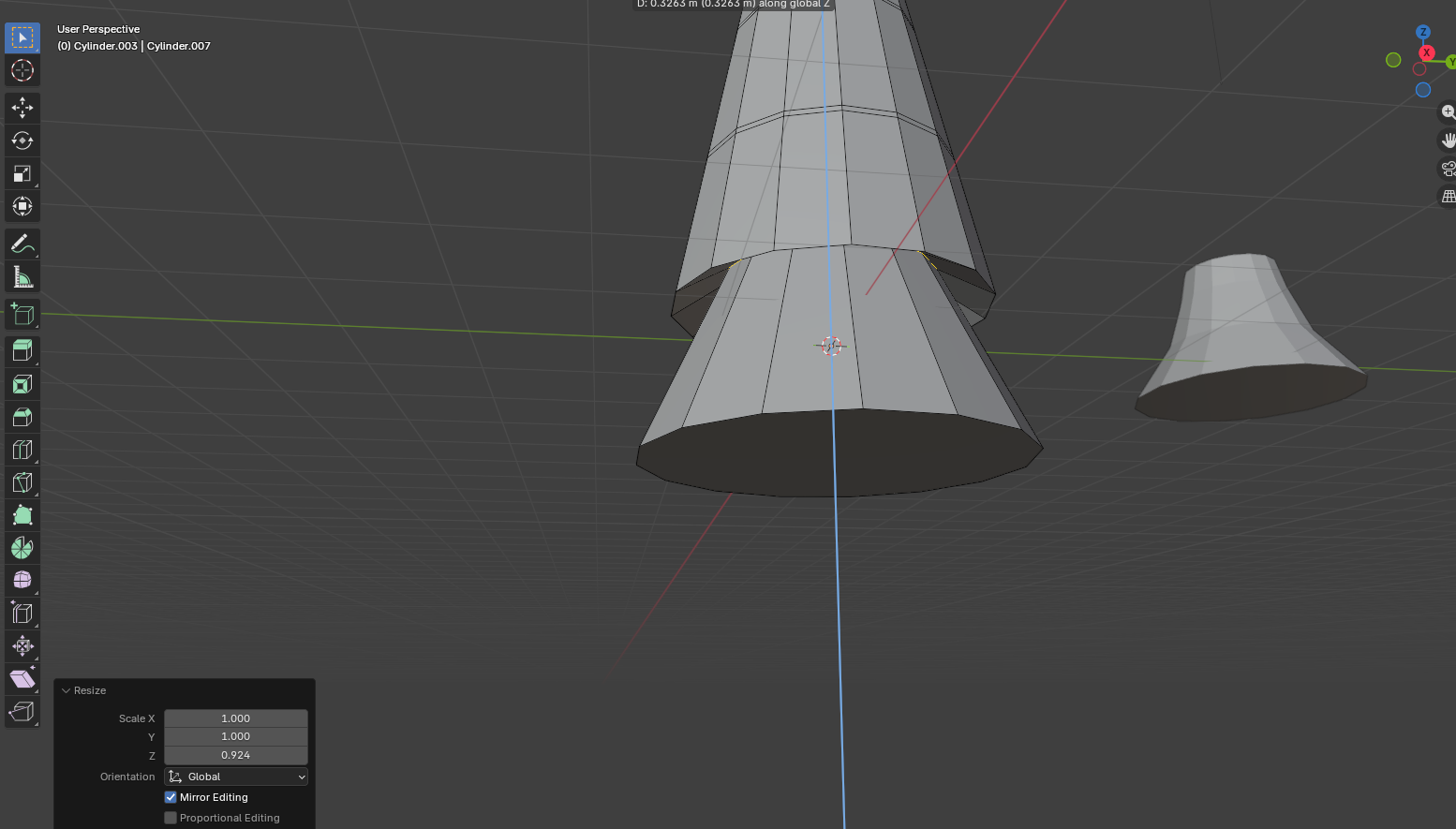 Posun v rámci koruny