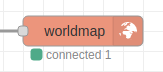Node-RED: Connected Worldmap
