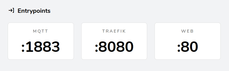 Traefik: MQTT EntryPoint