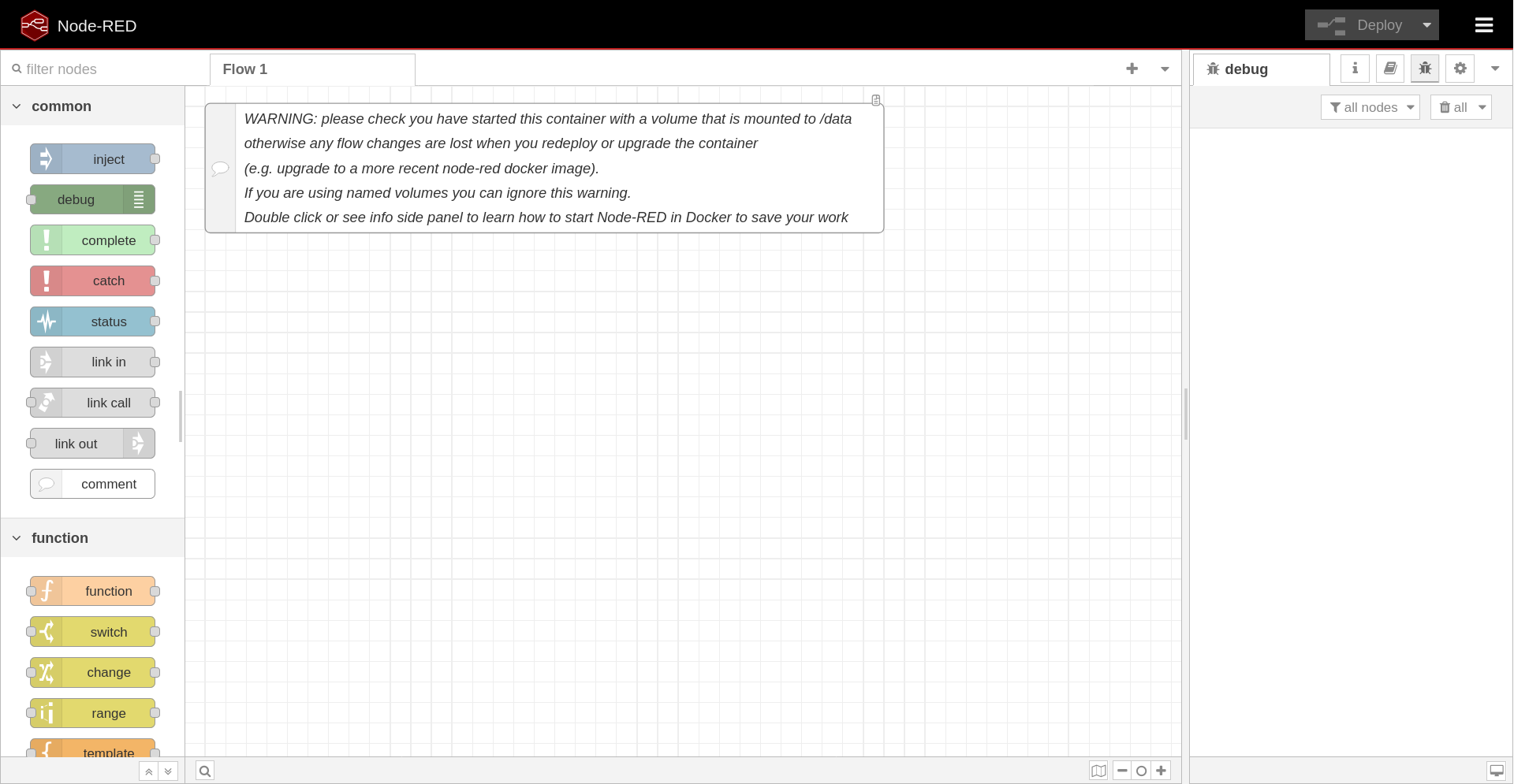 Node-RED: Prvé spustenie