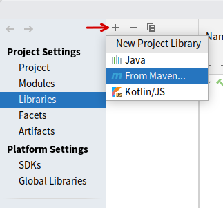 Pridanie knižnice do projektu v prostredí IntelliJ IDEA