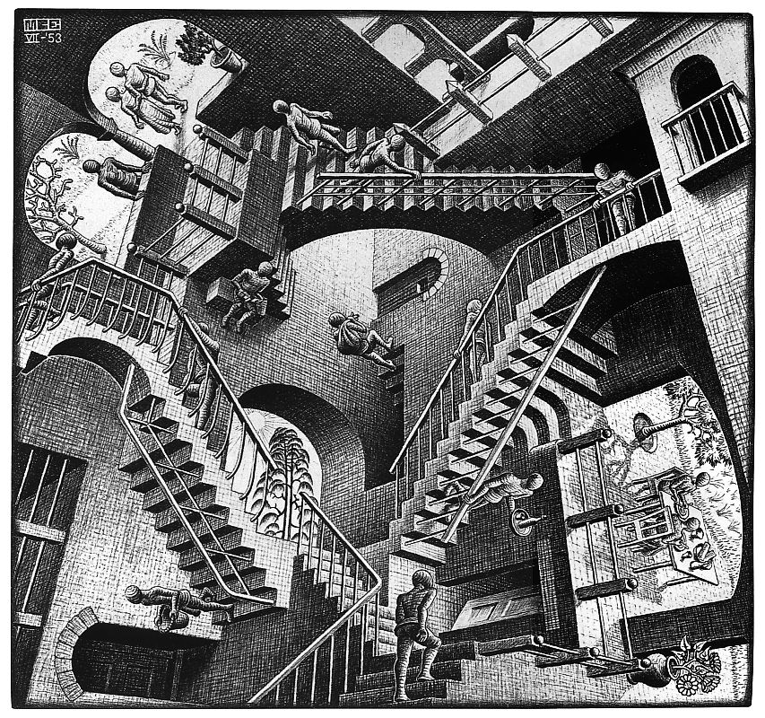 Relativity (M. C. Escher) 