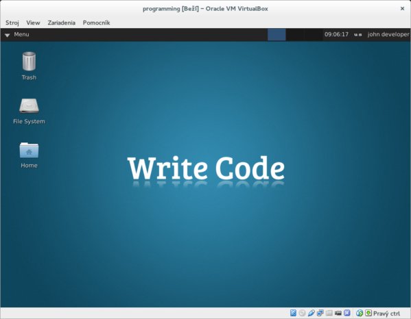Prostredie virtuálneho stroja Write Code