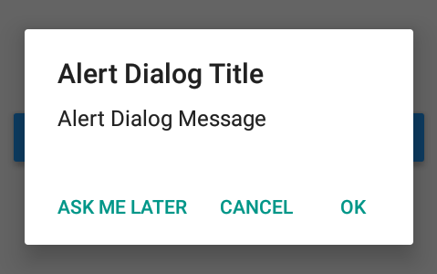 Alert Dialog