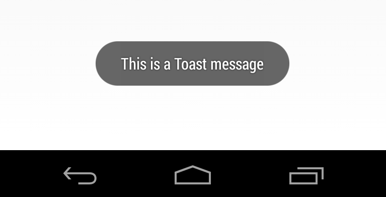 Android Toast
